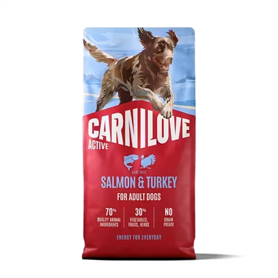 Carnilove Active Hundfoder Adult Salmon & Turkey 12 kg